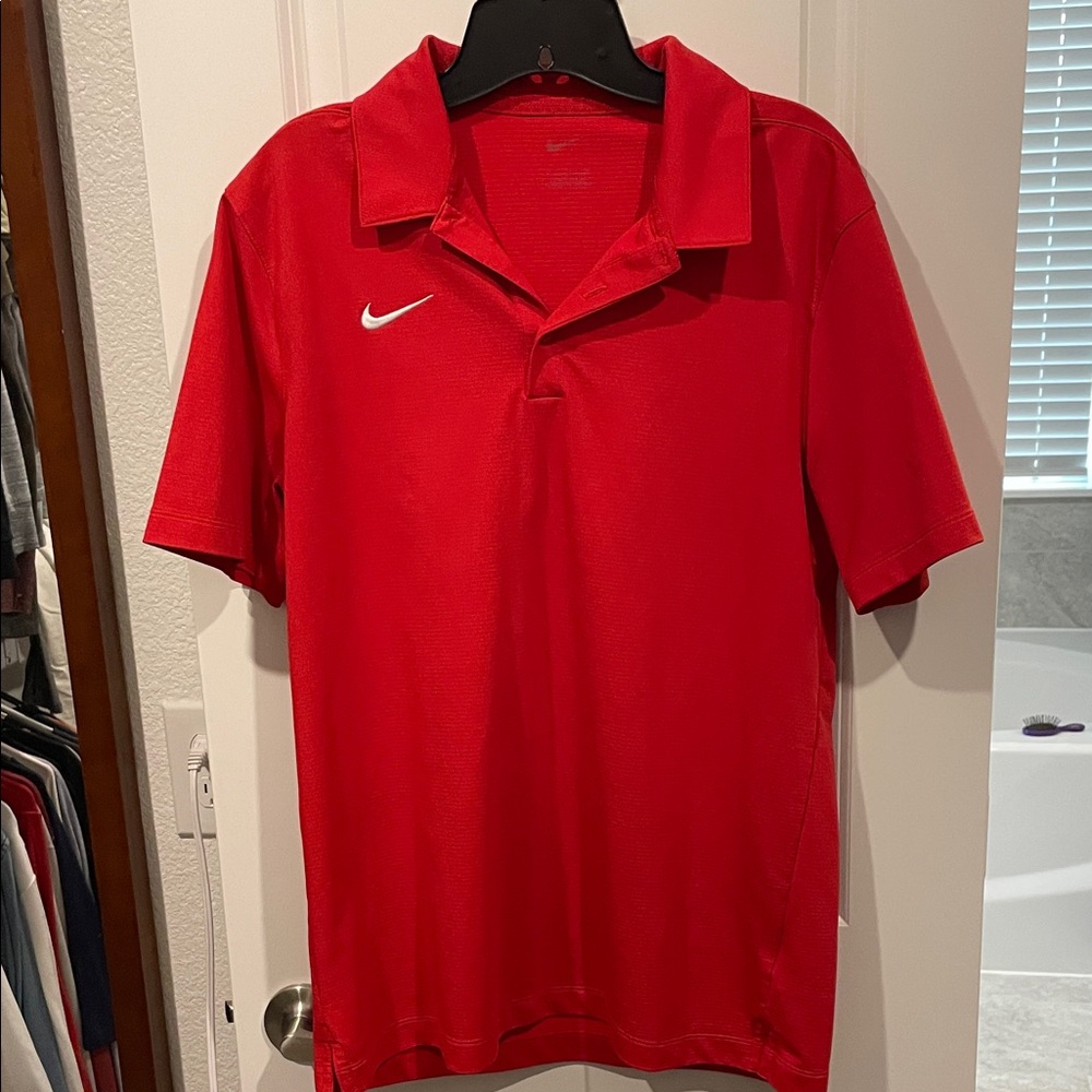 Nike Men's Red Polo